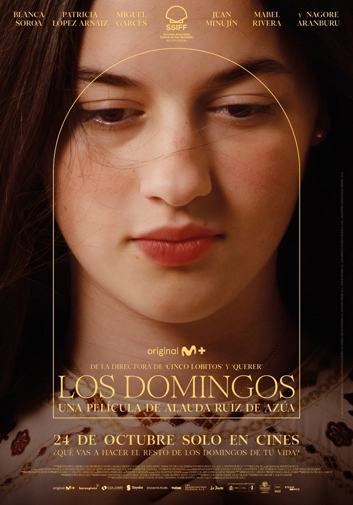 El tráiler de 'Los Domingos' muestra a una chica de 17 años que deja en shock a su familia al revelar que quiere ser monja. 4 mundoCine - los domingos 2025 poster