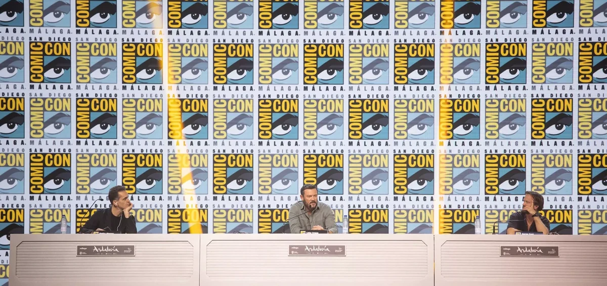 mundoCine - pedro alonso luke evans aaron paul san diego comic con malaga