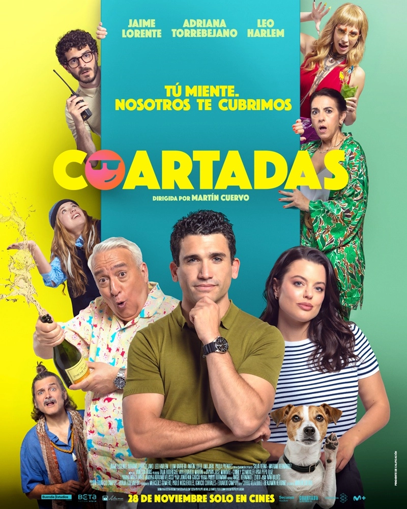 Jaime Lorente, de ladrón en 'La Casa de Papel' a mentiroso profesional en el nuevo tráiler de la comedia 'Coartadas'. 4 mundoCine - coartadas poster