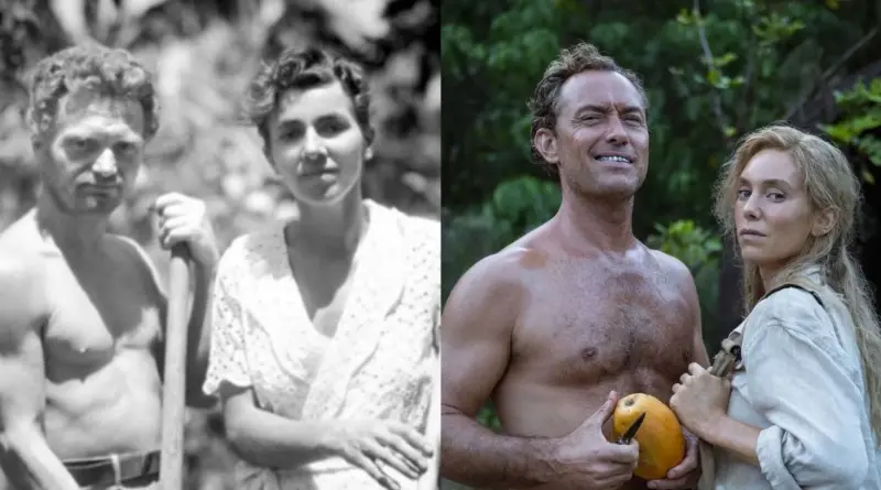 Quién es quién en 'Edén', la nueva película de Prime Video: Estos son los actores y personajes reales de la tragedia de las Galápagos. 1 Fotografías reales de la tragedia de Galápagos y la película Edén