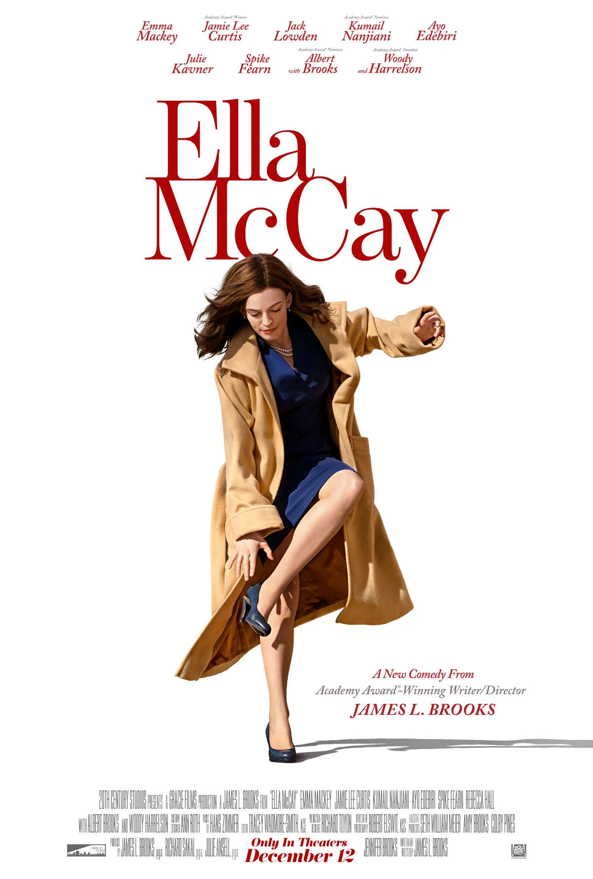 Emma Mackey es una joven política que quiere mejorar la vida de todos en el nuevo tráiler de 'Ella McCay'. 4 mundoCine - ella mccay pelicula poster