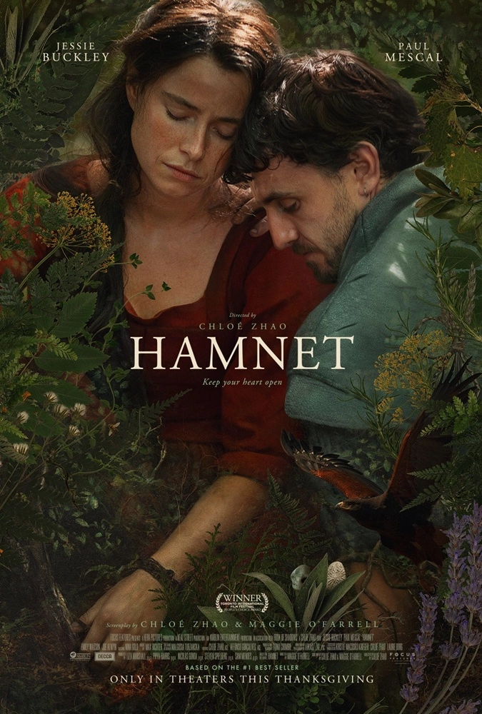 Llorar o no llorar, esa es la cuestión después de ver el devastador nuevo tráiler de la película 'Hamnet', de Chloé Zhao. 4 mundoCine - hamnet 2025 pelicula poster