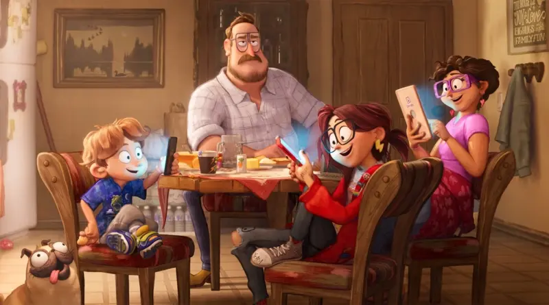 Imagen de la película Los Mitchell Contra las Máquinas