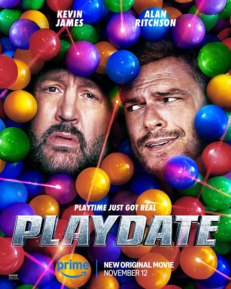 Alan Ritchson y Kevin James son perseguidos por mercenarios en el divertidísimo primer tráiler de 'Playdate'. 4 mundoCine - playdate 2025 poster