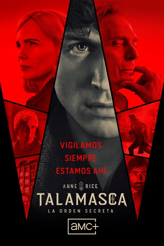 'Talamasca', la nueva serie del Universo Inmortal de Anne Rice, según la crítica: "un absorbente thriller de espionaje" para unos, "decepcionante" para otros. 4 mundoCine - talamasca poster
