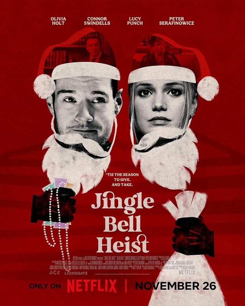 Olivia Holt y Connor Swindells se unen para asaltar un gran almacén en Nochebuena en el primer tráiler de 'Un Robo muy Navideño'. 4 mundoCine - un robo muy navideno 2025 pelicula poster