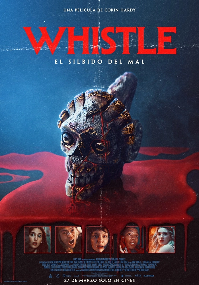 Dafne Keen encuentra el Silbato de la Muerte en el tráiler de 'Whistle: El Silbido del Mal', la película de terror de Corin Hardy, que ya tiene fecha de estreno en España. 4 mundoCine - whistle 2026 pelicula poster