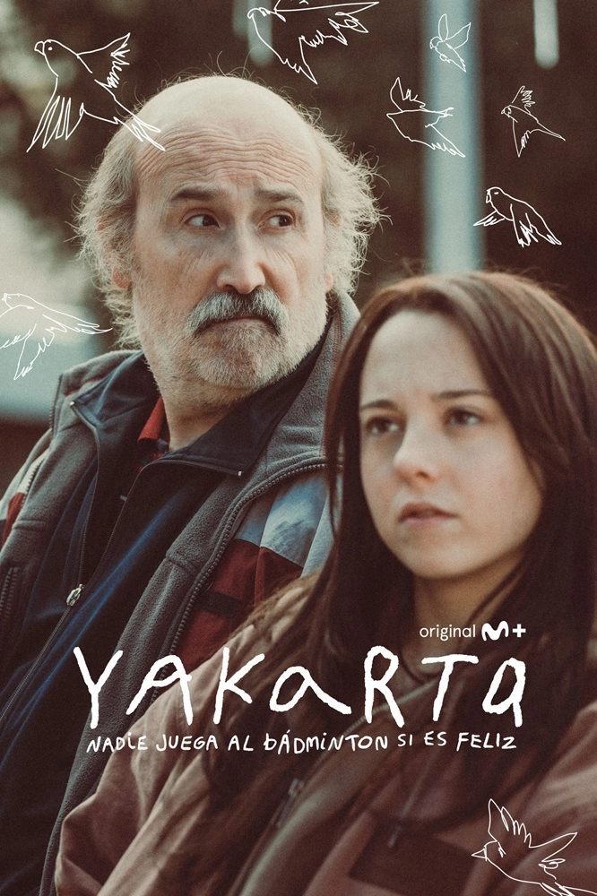 Javier Cámara es un ex olímpico reconvertido en profesor frustrado, y Carla Quílez, su joven promesa del bádminton, en el primer tráiler de 'Yakarta'. 4 mundoCine - yakarta serie poster