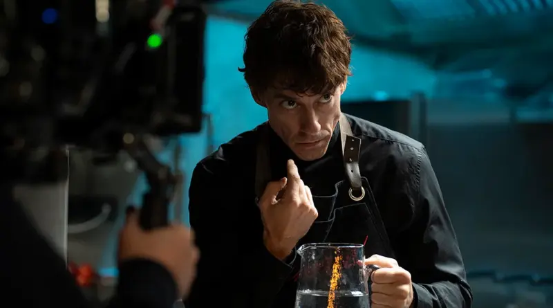 Imagen del rodaje de la película El gusto del cloro