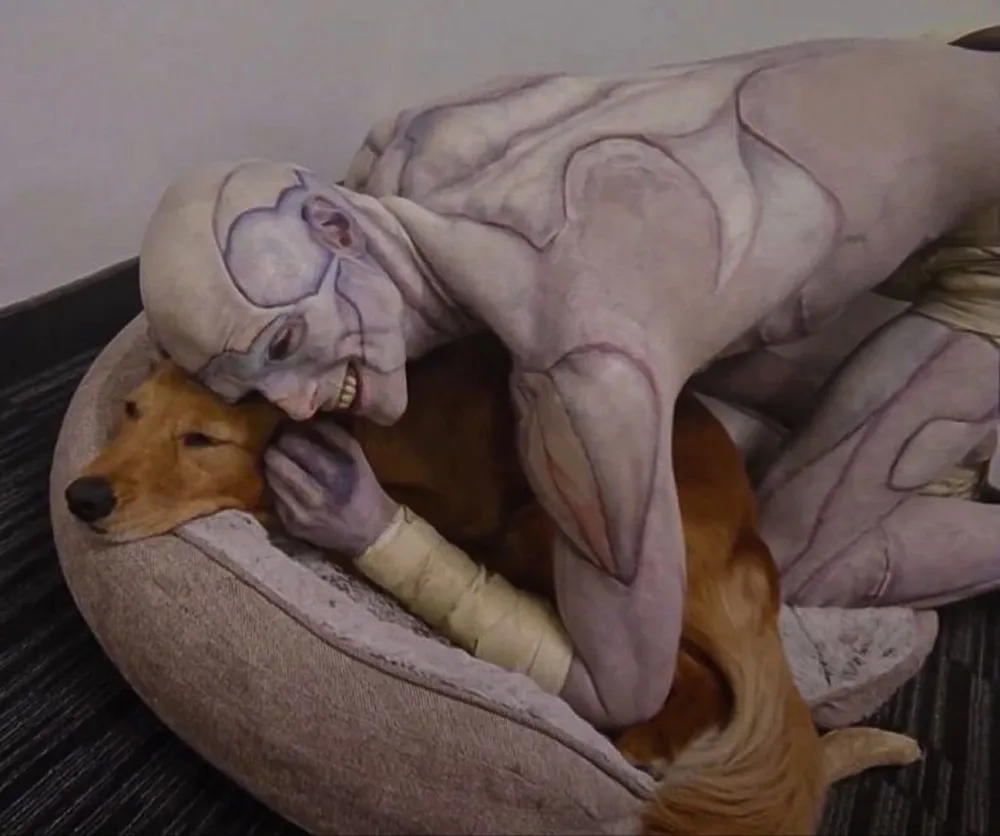 'Frankenstein', de Guillermo del Toro, y cómo Jacob Elordi, el australiano de ascendencia vasca y 1,96 m, se transformó en la Criatura. 7 mundoCine - frankenstein jacob elordi perro