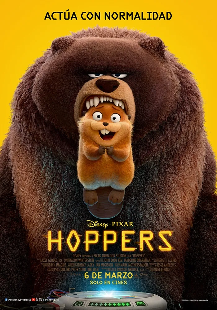 mundoCine - hoppers pelicula pixar poster