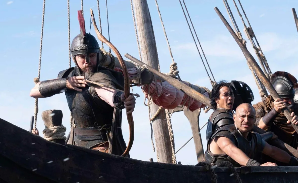 Así lucen Zendaya, Robert Pattinson y Matt Damon en las nuevas imágenes de 'La Odisea' de Christopher Nolan. 7 mundoCine - la odisea nueva imagen