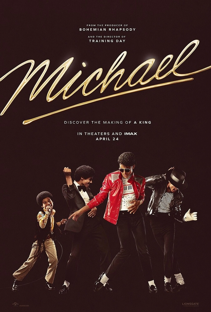 Jaafar Jackson, sobrino de Michael Jackson, muestra sus mejores pasos de baile en el primer tráiler de 'Michael', el biopic del Rey del Pop. 4 mundoCine - michael pelicula 2026 poster