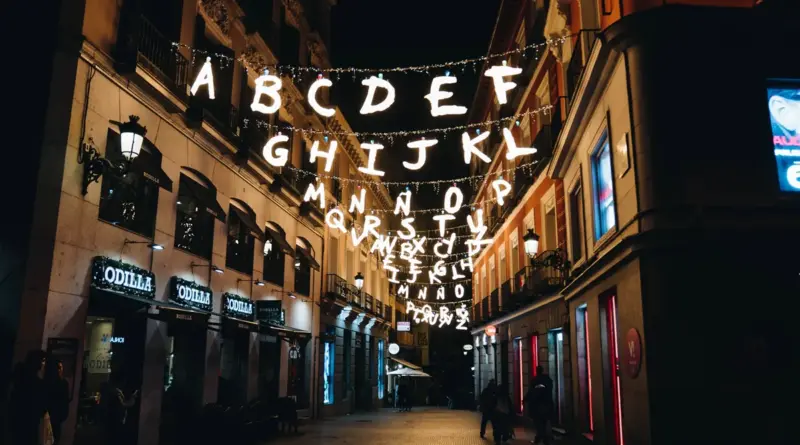 Luces de Stranger Things en Madrid