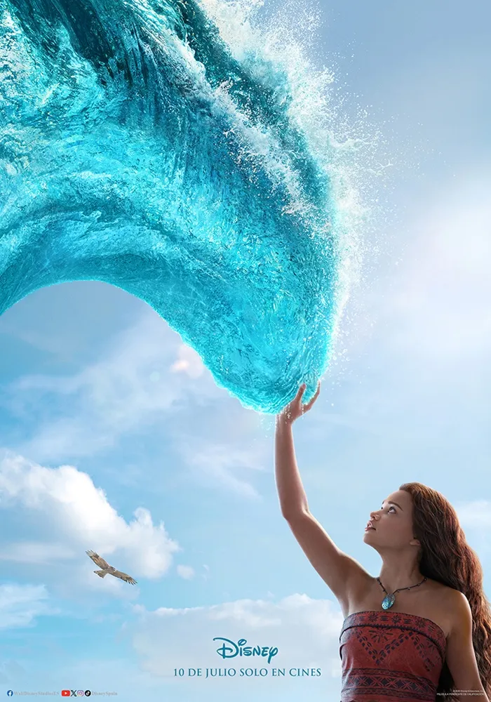 Vaiana vuelve a surcar los mares, esta vez en carne y hueso, en el primer tráiler de la película live-action de Disney. 4 mundoCine - vaiana 2026 pelicula poster
