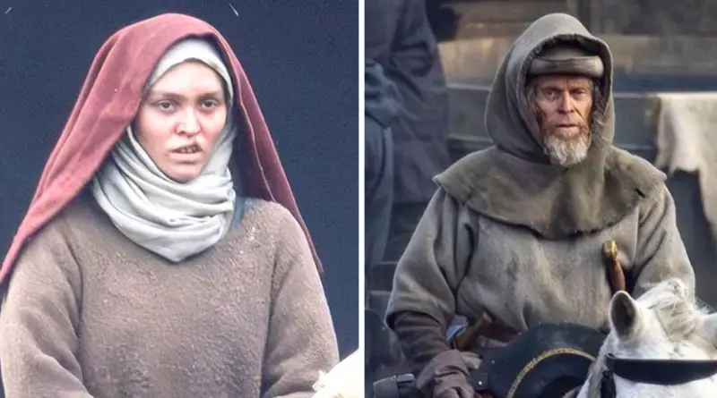 Imagen del rodaje de la película Werwulf de Robert Eggers