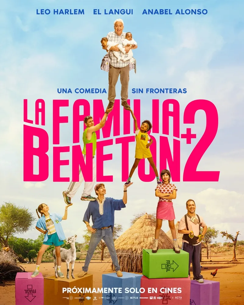 'La familia Benetón +2' adelanta en su tráiler un viaje a África con Leo Harlem y un encuentro con los Masaka Kids. 4 mundoCine - la famila beneton 2 poster