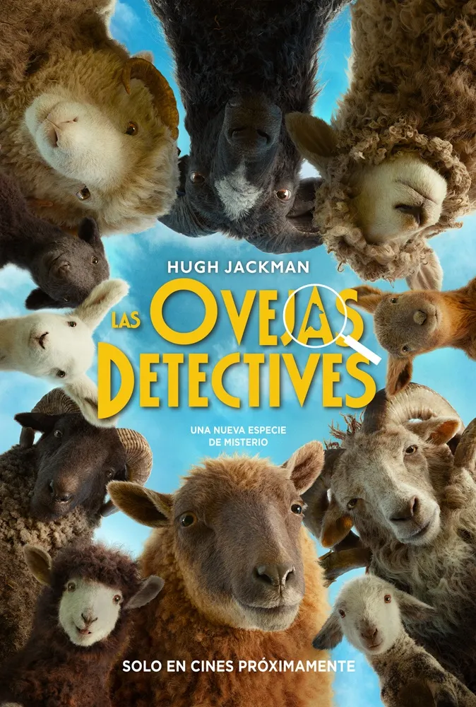 mundoCine - las ovejas detectives 2026 pelicula hugh jackman poster
