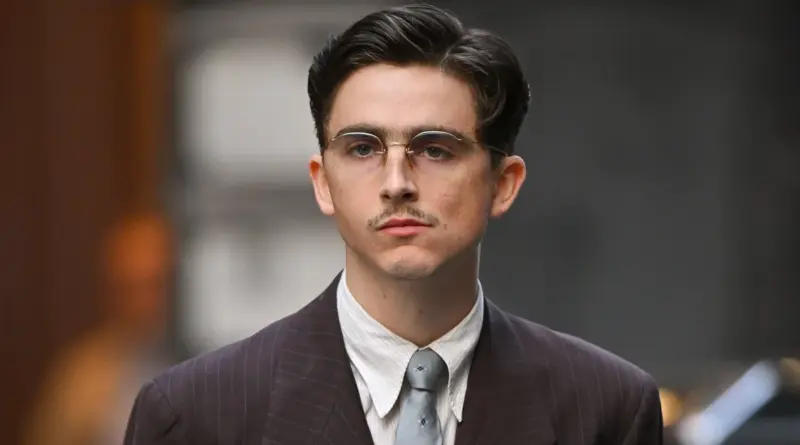 Imagen de Timothée Chalamet en la película Marty Supreme