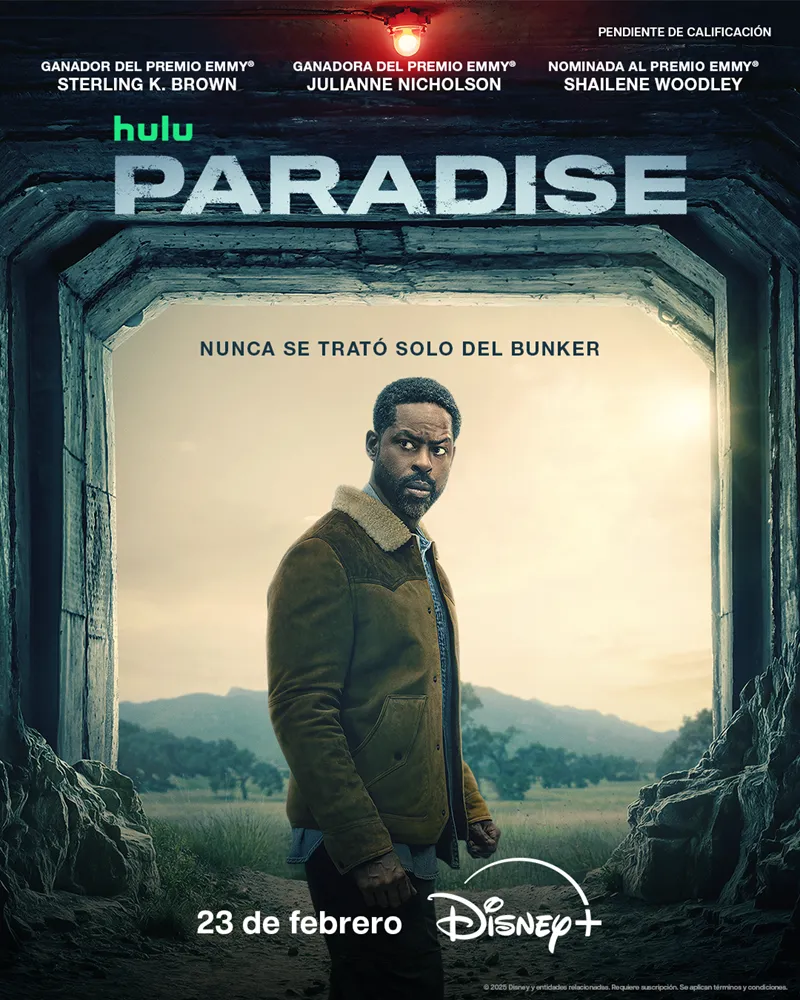Sterling K. Brown abandona la seguridad del búnker en el primer teaser tráiler de la temporada 2 de 'Paradise'. 4 mundoCine - paradise serie temporada 2 poster 1