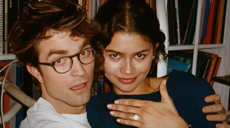 Imagen de Zendaya y Robert Pattinson en la película The Drama