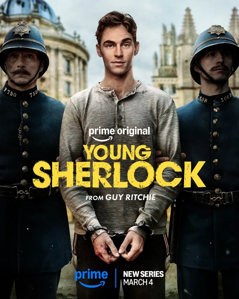 El primer tráiler de 'Young Sherlock' muestra a Hero Fiennes Tiffin probándose la famosa gorra de cazador. 4 mundoCine - young sherlock poster
