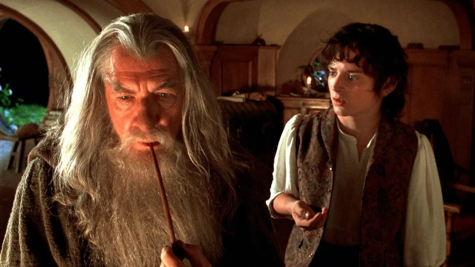 Mundocine - Ian Mckellen Gandalf Elijah Wood El Senor De Los Anillos