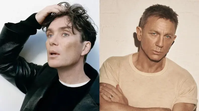 Retratos de los actores Cillian Murphy y Daniel Craig para la nueva película de Damien Chazelle.