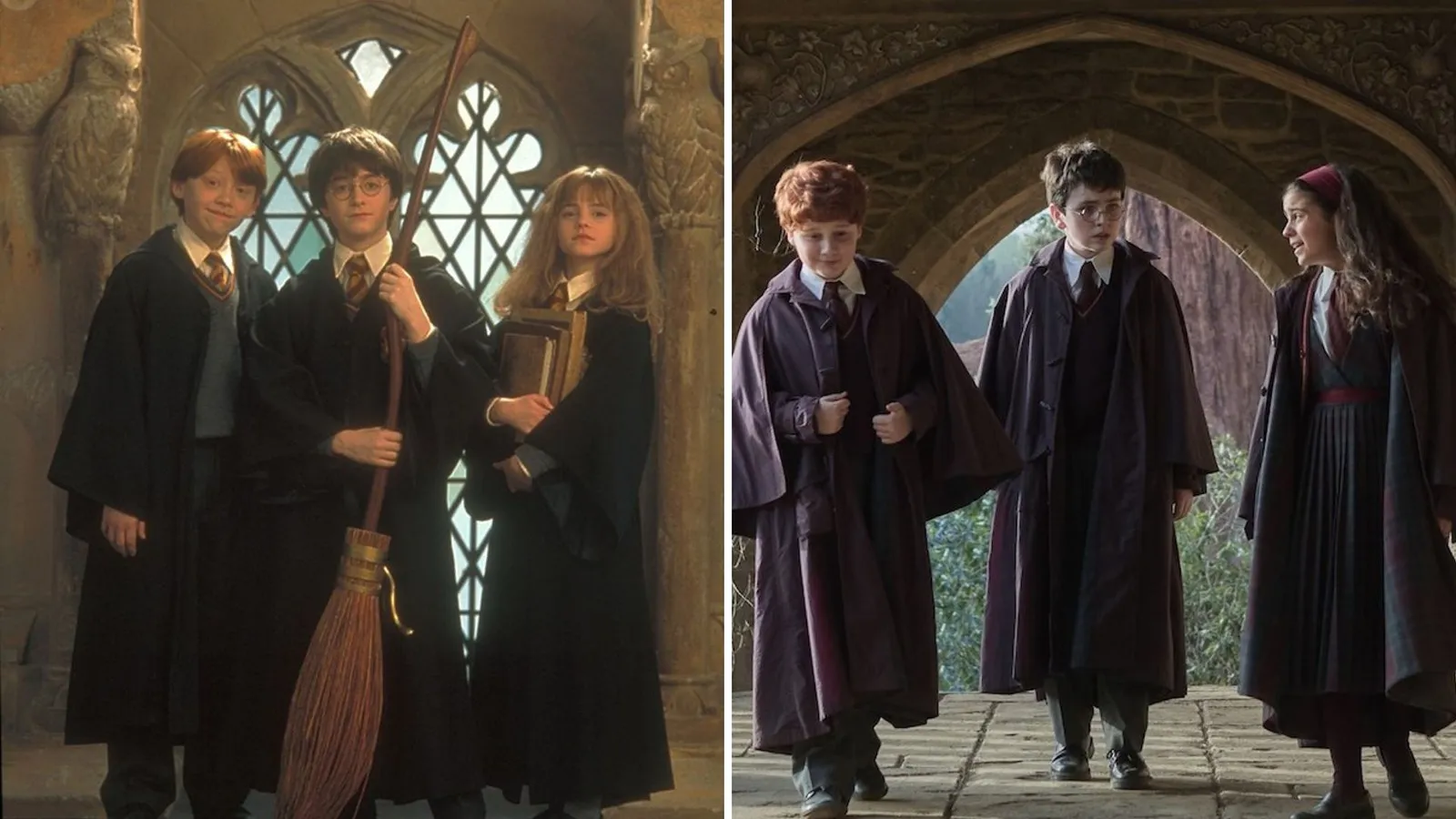 El nuevo reparto de la serie 'Harry Potter' frente a los actores de las películas: de Daniel Radcliffe a Dominic McLaughlin. 2 Mundocine - Harry Potter Reparto Peliculas Vs Serie