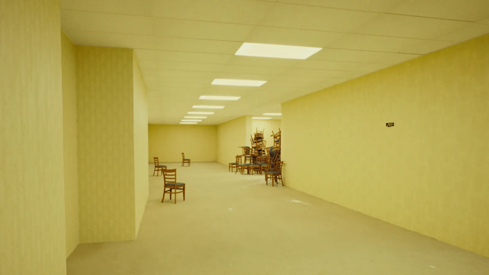 El tráiler de 'Backrooms' nos desbloquea un nuevo miedo irracional a las paredes amarillas y las luces fluorescentes. 4 Mundocine - Backrooms Pelicula