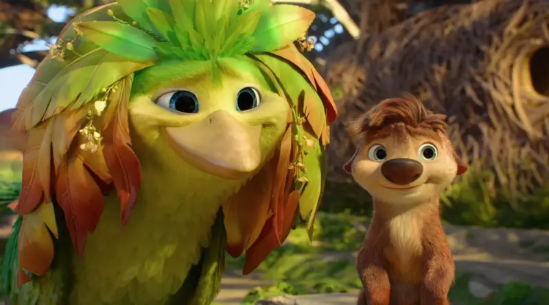 Primer Plano De Los Personajes Principales De La Película De Animación Intercambiados De Netflix.