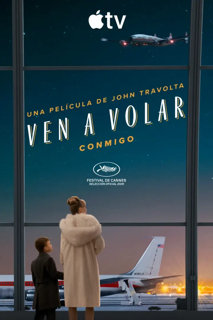 ven a volar conmigo propeller one way night coach 2026 john travolta poster