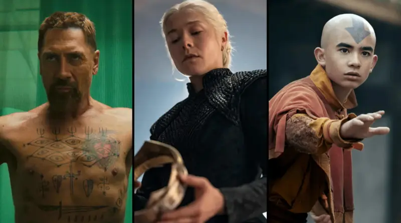 Composición de tres personajes clave en los estrenos de 10 series de junio 2026.