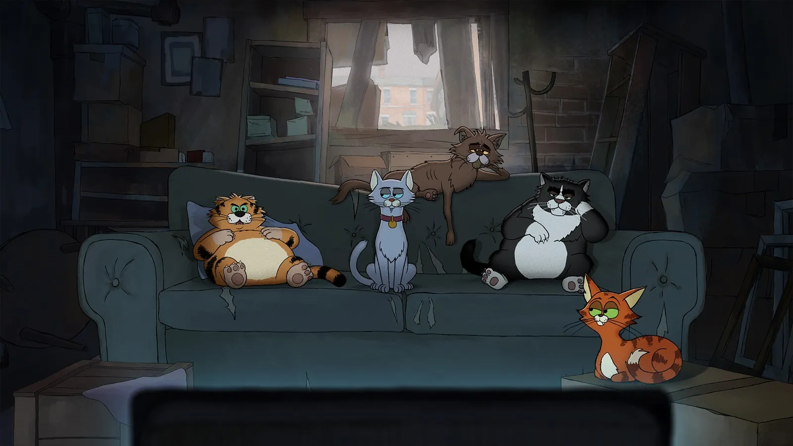 gatos callejeros ricky gervais 2026 alley cats animacion adultos