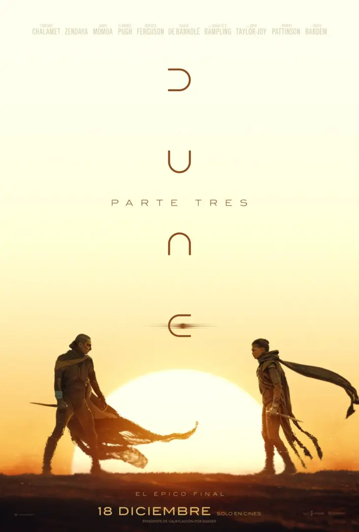 dune parte tres 2026 nuevo poster