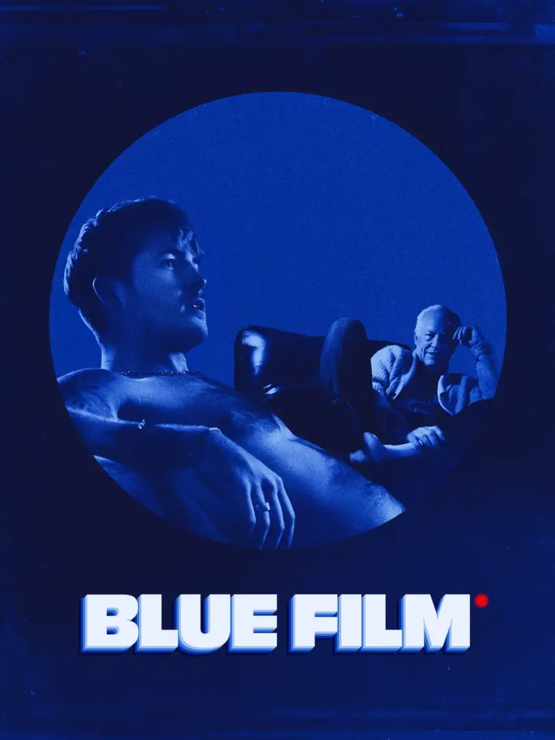 blue film poster