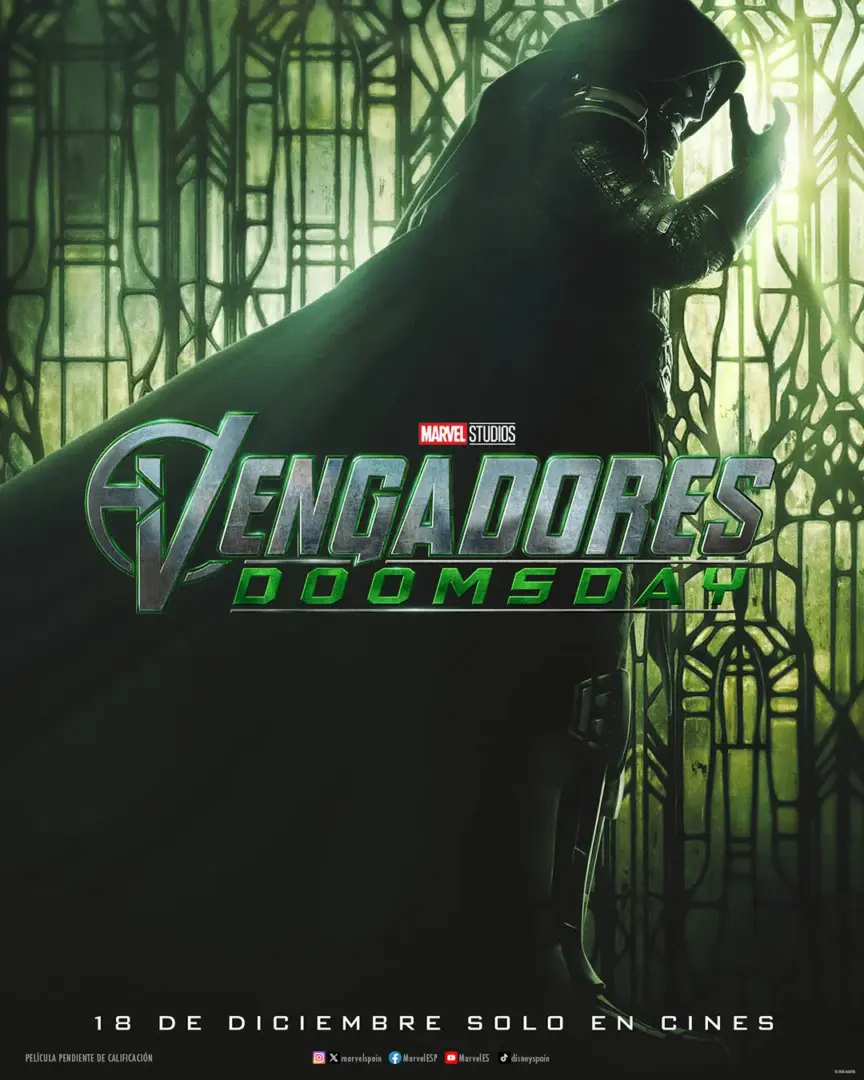 vengadores doomsday 2026 nuevo poster
