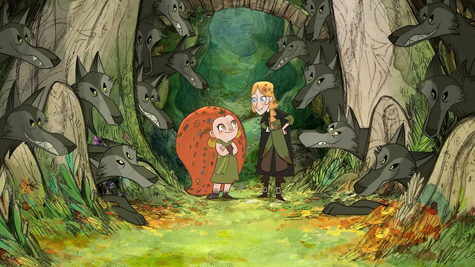 wolfwalkers cartoon saloon