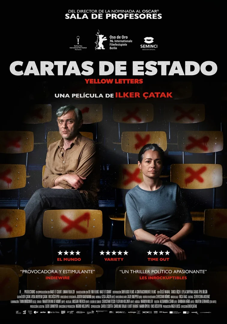 cartas del estado yellow letters 2026 poster