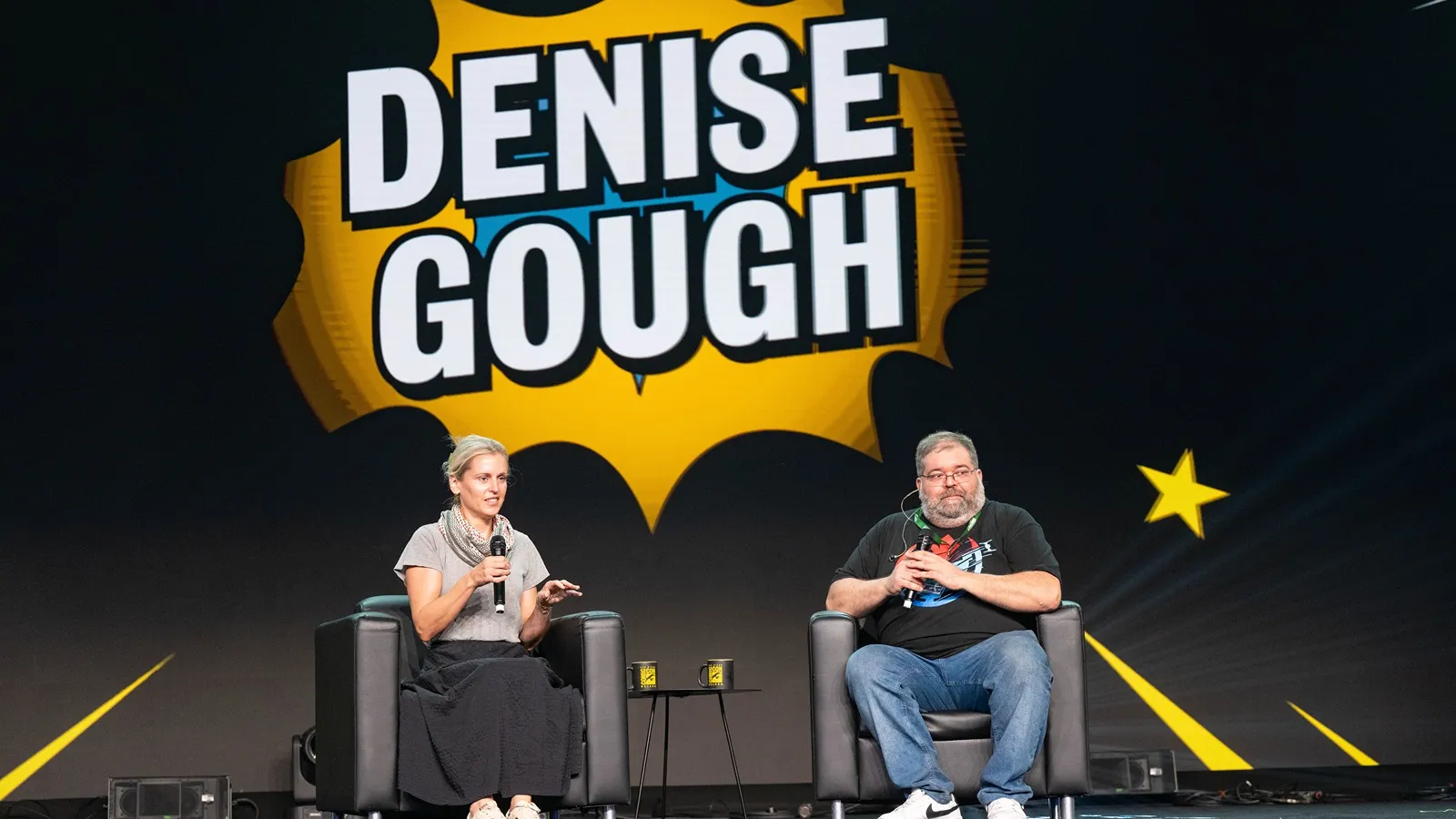 denise gough san diego comic con malaga panel